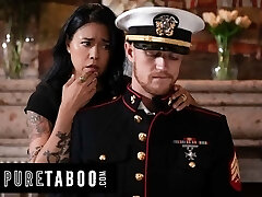 PURE TABOO Lonely Widow Dana Vespoli Wants Sonnie To Wear Gone Spouse Military Uniform & Fuck Her