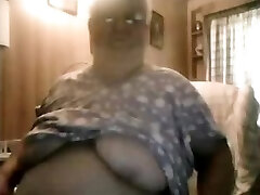 Cam show from BBW Granny