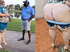Golf trainer offered to train me, but he eat my gigantic fat pussy - Jamdown26 - big butt, enormous ass, thick ass, big arse, BBW SSBBW