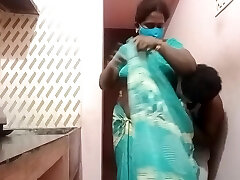 Tamil Wife Kitchen Sex Night Time Standing Pose Sex