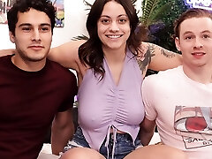 They're literally so excited to fuck. cant stop making fun hottest MMF 3 Way ever