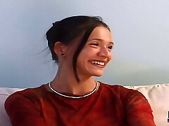 Gorgeous Brunette Makes A Hot Casting Video Gorgeous Brunette Makes A Hot Casting Video