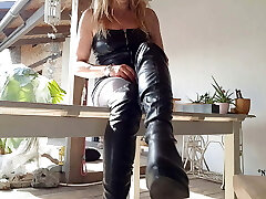 nippleringlover masturbating with vibrator - whipping pierced poon & pierced puffies part 1