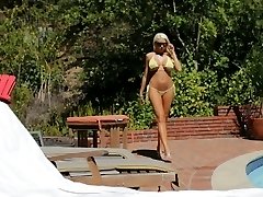 Stunning mommy in yellow bikini gets boned by a handsome fellow