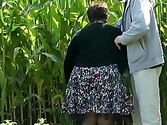 Wife Showcases Her Bottom in the Countryside