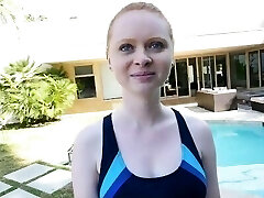 CFNMTeens - Horny Ginger Fucked By Swimming Coach