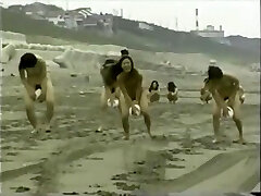 japanese nude chicks ball playnig on the beach