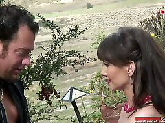 Busty brunette mega-bitch gets her pierced hairy pussy fucked Busty brunette mega-bitch gets her pierced hairy pussy fucked