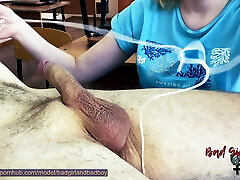 Schoolteacher stuffed a dilator into the urethra of a bad schoolgirl Schoolteacher stuffed a dilator into the urethra of a bad schoolgirl