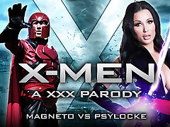 Patty Michova & Danny D in Hard-core-Folks: Psylocke vs Magneto XXX Parody - Brazzers