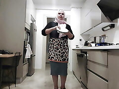 I told my stepson to remain home.