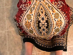 punjabi bhabi with gigantic ass romped in the kitchen by young horny boy