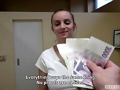 MASSEUSE WITH Massive NATURAL TITS TAKES CASH FOR SEX