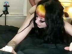Goth bitch pounded by big dick @deathdixie