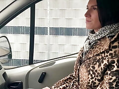 Casual sex with a truck driver in the woods