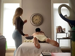 Legit FrenchxRussian Intern RMT Enticed By Monster Asian Cock 1st Appointment