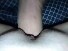 Homemade close-up pussy screw and creampie