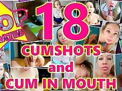 Best of First-timer Cum In Throat Compilation! Huge Multiple Cumshots and Oral Creampies! Vol. 1