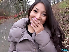 Cristina Miller gobbles stranger's ample penis like vanilla ice cream after sex