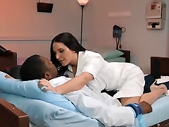 Interracial fucking in the hospital with busty nurse Angela White