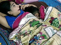 Indian cheating wife romping with another man but caught! Hindi sex