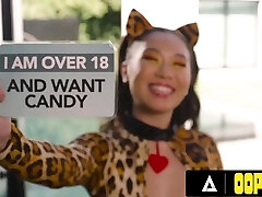 Korean teen over College-aged Kimmy Kimm goes ultra-kinky on huge cock of Charles Dera