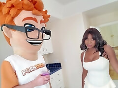 I Spank Amari Anne’s Large Butt in a Cum-Strewn Tennis Afterparty!