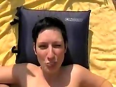 Nude Beach - Xxl Naturals Loves Being a Slut - CIM & Drink
