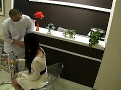 Asian MILF gives soapy massage