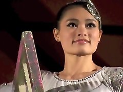 Spectacular Asian GIRL PERFORMING DEATH DEFYING STUNT