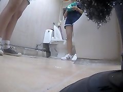 Korean girl using restroom part 5