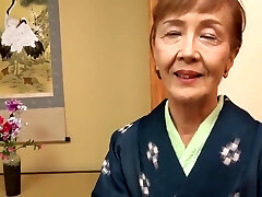 Japanese 70years old grandma fucked