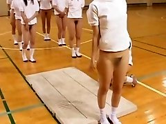 Asian Nubiles Hairy Cooters Hot Asses Stretch During Gym Class