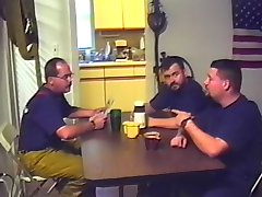 Trio de Bomberos Osos - Bear Firefighters threesome