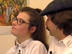 Chubby stud tries to be a macho and fucks his milf housewife Chubby stud tries to be a macho and fucks his milf housewife