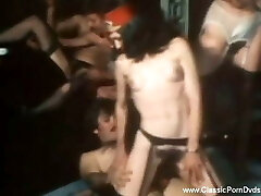 Orgy Time With Classical Hairy Pussies Just To Feel the Fun