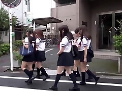 Nipponese Wicked College Girls Upskirt Fetish In Crazy