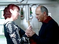 German mature sandy-haired housewife and the plumber - Amanda