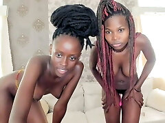 Two African girls fapping