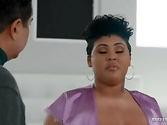 Masseur Creeps A Glory Hole Pussy Snack / Brazzers