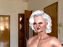 productions fantastiques personnalisées & ndash; bite de mauviette contre mamie