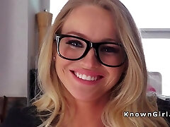 Natural busty blonde girlfriend homemade pulverize