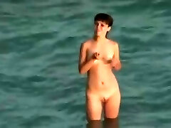Playa Nudista - Poco De Ojo Líneas De Bronceado Cutie - Follada
