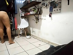 my mother in law on web cam video call 2 part