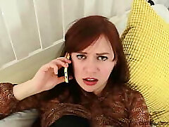 Cheating While on the Phone with My Husband - POV Fucking