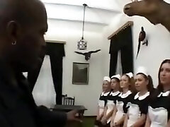 French Maid Gangbang