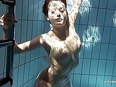 Zuzanna super-steamy underwater teenie babe naked