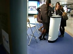 Shoeplay double hostess hosed