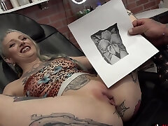 River Dawn Ink gets a new vagina tattoo