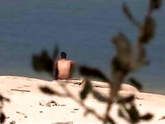 A stranger falls for Jotade's big man rod at the nudist beach